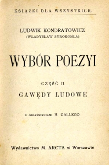 Wybór poezyi. Cz. 2, Gawędy ludowe