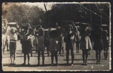 Podopieczni przedszkola, ul. Słonimska 1, Białystok, lata 30. XX w.