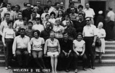 Wycieczka zakładowa pracowników Fabryki Przyrządów i Uchwytów w Białymstoku, Wieliczka, 8 sierpnia 1969 r.