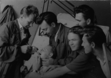 Pracownicy biura konstrukcyjnego Fabryki Przyrządów i Uchwytów, ul. Łąkowa 3, Białystok, 1957 r.