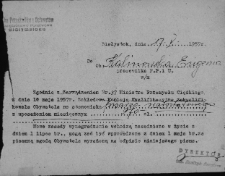 Dokument potwierdzający przyznanie Eugenii Kalinowskiej podwyżki, Białystok, 17 maja 1957 r.