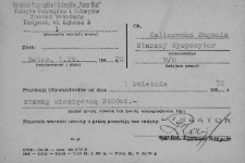 Dokument potwierdzający przyznanie Eugenii Kalinowskiej podwyżki, Białystok, 1 kwietnia 1970 r.
