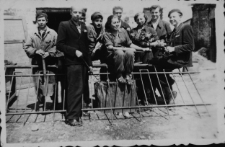 Uczniowie Technikum Mechanicznego, ul. Dąbrowskiego 10, Białystok, 1955 r.