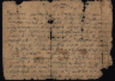 List z obozu dla internowanych od Andrzeja Gołubowskiego do rodziny, 24 czerwiec 1946 r.