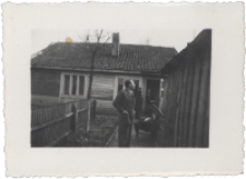 Podw&oacute;rze domu na Bojarach, Białystok, lata 60-70. XX w.