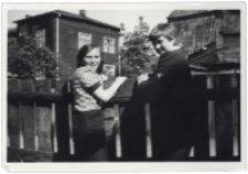 Ul. Pr&oacute;żna 2, za płotem ul. Sporna, Białystok, 1972 r.