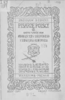 Krótki wybór pism Mikołaja Sępa Szarzyńskiego i Sebastjana Klonowicza