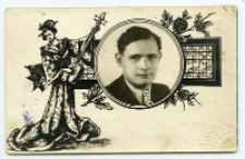 Portret mężczyzny, zdjęcie wykonano w atelier fotograficznym, ul. Lipowa 27, Białystok, 1919-1939 r. Fot. Zakład Fotograficzny Szymborskich