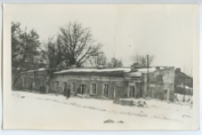 Murowany budynek internatu, ul. Dąbrowskiego 10/I, Białystok, 1945-1969 r. Fot. Zenon Miecielski