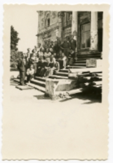 Podczas praktyk, Pałac Lubomirskich, Białystok, 20 lipiec 1951 r.