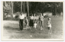 W ośrodku wypoczynkowym, Augustów, lata 60 XX w.