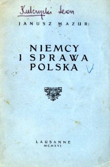 Niemcy i sprawa Polska
