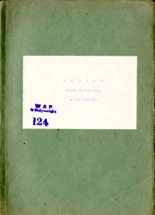 Budżet miasta Białegostoku na rok 1935/36 od 1 kwietnia 1935 r. do 31 marca 1936 r. : zastawienie dochodów i wydatków