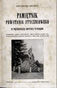 Pamiętnik powstania styczniowego w pięćdziesiątą rocznicę wypadków