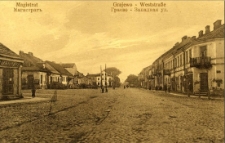 Grajewo - magistrat i ulica Zachodnia