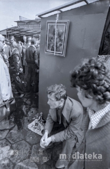 Rynek, ul. Generała Józefa Bema, Białystok, ok. 1978 r., fot. ze zbiorów Andrzeja Trzcińskiego