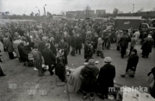 Rynek, ul. Generała J&oacute;zefa Bema, Białystok, ok. 1978 r., fot. ze zbior&oacute;w Andrzeja Trzcińskiego
