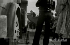 Giełda staroci, Plac XXX-lecia PRL, Białystok, ok. 1978 r., fot. ze zbiorów Andrzeja Trzcińskiego