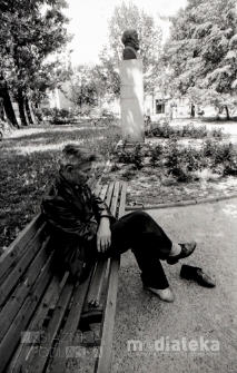 Skwer Ludwika Zamenhofa, Białystok, ok. 1978 r., fot. ze zbiorów Andrzeja Trzcińskiego