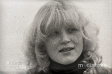 Portret kobiety, Białystok, ok. 1978 r., fot. ze zbiorów Andrzeja Trzcińskiego
