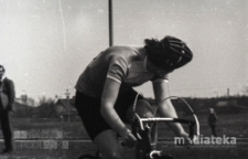 Wyścig kolarski, Białystok, ok. 1978 r., fot. ze zbiorów Andrzeja Trzcińskiego