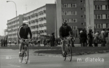Wyścig kolarski, Białystok, ok. 1978 r., fot. ze zbiorów Andrzeja Trzcińskiego