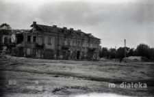 Rozbiórka starej zabudowy, okolice ul. Młynowej, Białystok, druga połowa lat 70. XX w., fot. ze zbiorów Andrzeja Trzcińskiego