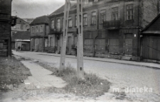 Stara zabudowa, okolice ul. Młynowej, Białystok, druga połowa lat 70. XX w., fot. ze zbiorów Andrzeja Trzcińskiego