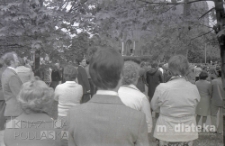 Procesja Bożego Ciała, Rynek Kościuszki, Białystok, druga połowa lat 70. XX w., fot. ze zbior&oacute;w Andrzeja Trzcińskiego