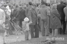 Procesja Bożego Ciała, Rynek Kościuszki, Białystok, druga połowa lat 70. XX w., fot. ze zbiorów Andrzeja Trzcińskiego