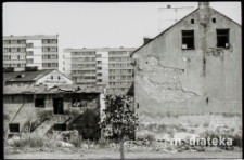 Stara zabudowa, Piaski, Białystok, druga połowa lat 70. XX w., fot. ze zbior&oacute;w Andrzeja Trzcińskiego
