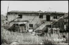 Stara zabudowa, Piaski, Białystok, druga połowa lat 70. XX w., fot. ze zbiorów Andrzeja Trzcińskiego