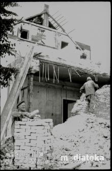 Stara zabudowa, Piaski, Białystok, druga połowa lat 70. XX w., fot. ze zbiorów Andrzeja Trzcińskiego