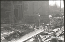 Stara zabudowa, Piaski, Białystok, druga połowa lat 70. XX w., fot. ze zbiorów Andrzeja Trzcińskiego