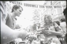 Podlaski kiermasz, Białystok, druga połowa lat 70. XX w., fot. ze zbiorów Andrzeja Trzcińskiego