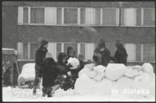 Zima w mieście, Białystok, druga połowa lat 70. XX w., fot. ze zbiorów Andrzeja Trzcińskiego