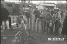 Wesołe miasteczko, Piaski, Białystok, druga połowa lat 70. XX w., fot. ze zbiorów Andrzeja Trzcińskiego