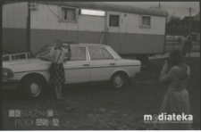 Wesołe miasteczko, Piaski, Białystok, druga połowa lat 70. XX w., fot. ze zbiorów Andrzeja Trzcińskiego