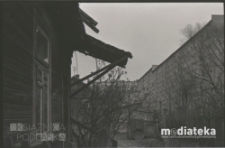 Stara zabudowa, Piaski, Białystok, druga połowa lat 70. XX w., fot. ze zbiorów Andrzeja Trzcińskiego