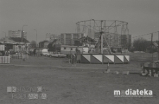 Wesołe miasteczko, Rynek Sienny, Białystok, ok. 1978 r., fot. ze zbiorów Andrzej Trzcińskiego