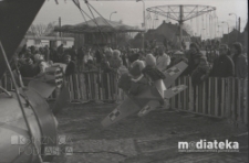 Wesołe miasteczko, Rynek Sienny, Białystok, ok. 1978 r., fot. ze zbiorów Andrzej Trzcińskiego