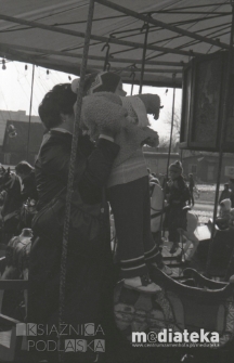 Wesołe miasteczko, Rynek Sienny, Białystok, ok. 1978 r., fot. ze zbiorów Andrzej Trzcińskiego