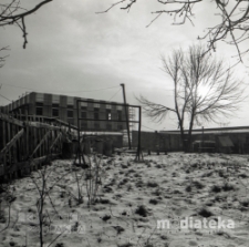 Budynek użytkowy w budowie, okolice ul. Młynowej, Białystok, druga połowa lat 70. XX w., fot. ze zbiorów Andrzeja Trzcińskiego