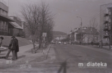 Panorama ulicy, druga połowa lat 70. XX w., fot. ze zbiorów Andrzeja Trzcińskiego
