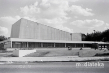 Filharmonia Podlaska, ul. Podleśna 2, Białystok, druga połowa lat 70. XX w., fot. ze zbiorów Andrzeja Trzcińskiego