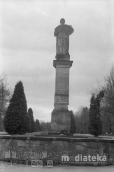 Pomnik Wdzięczności Armii Radzieckiej, Park Planty, Białystok, druga połowa lat 70. XX w., fot. ze zbiorów Andrzej Trzcińskiego