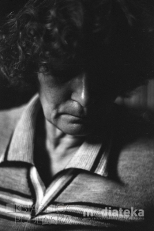 Portret kobiety, Białystok, druga połowa lat 70. XX w., fot. ze zbiorów Andrzej Trzcińskiego