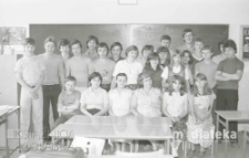 Zdjęcie klasowe, Białystok, druga połowa lat 70. XX w., fot. ze zbiorów Andrzeja Trzcińskiego