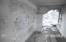 Wnętrze burzonej zabudowy, Białystok, druga połowa lat 70. XX w., fot. ze zbiorów Andrzeja Trzcińskiego