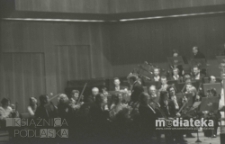 Koncert w Filharmonii Podlaskiej, ul. Podleśna 2, Białystok, druga połowa lat 70. XX w., fot. ze zbior&oacute;w Andrzeja Trzcińskiego